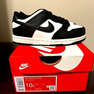 NIKE DUNK PANDA TODDLER SIZE 10C